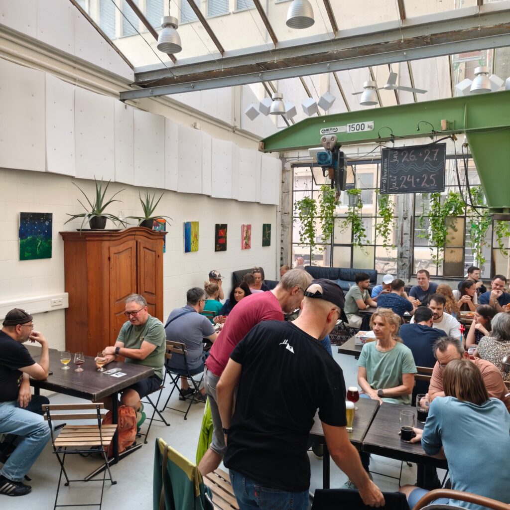 Braufabrik Gastraum (Winter und Sommer)